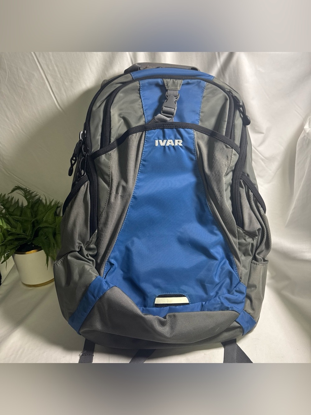 Ivar Revel Backpack Blue/Grey Backpack 
Excellent Condition